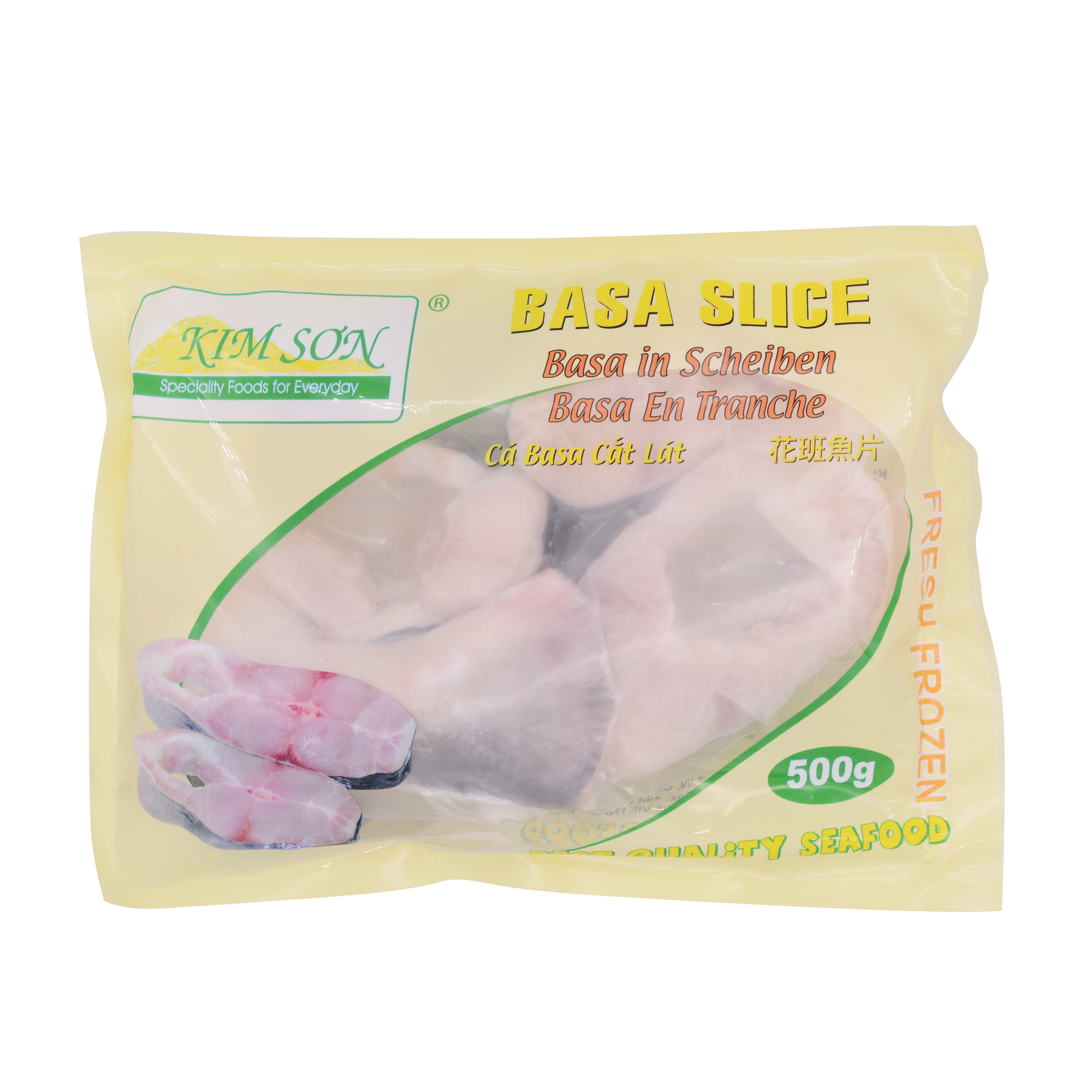 KIM SON Basa Slice (Mekong Catfish) 500g (Frozen)