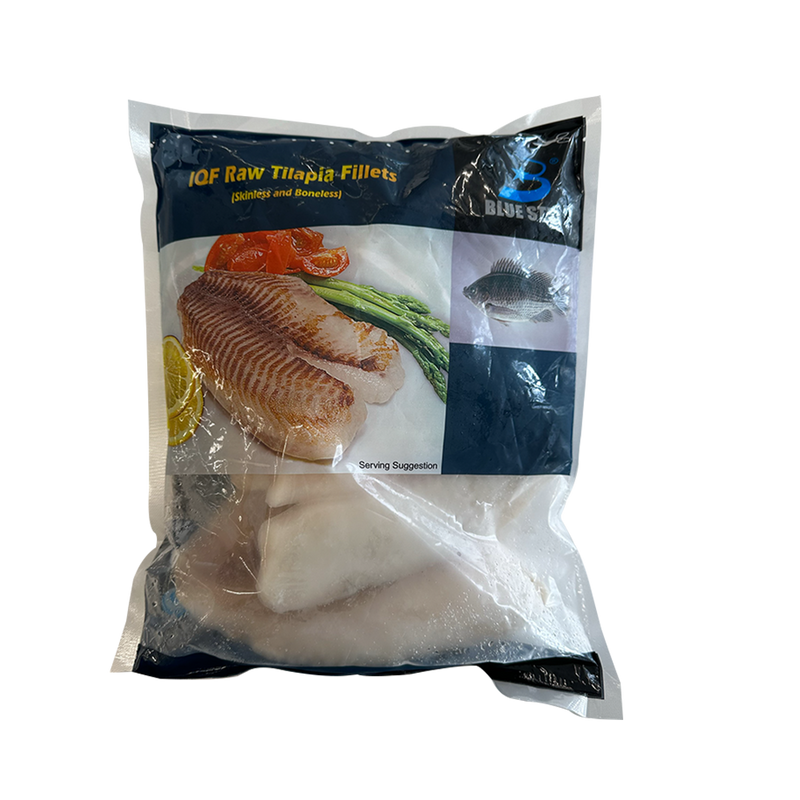 Tilapia IQF Fillets 1kg (Frozen)