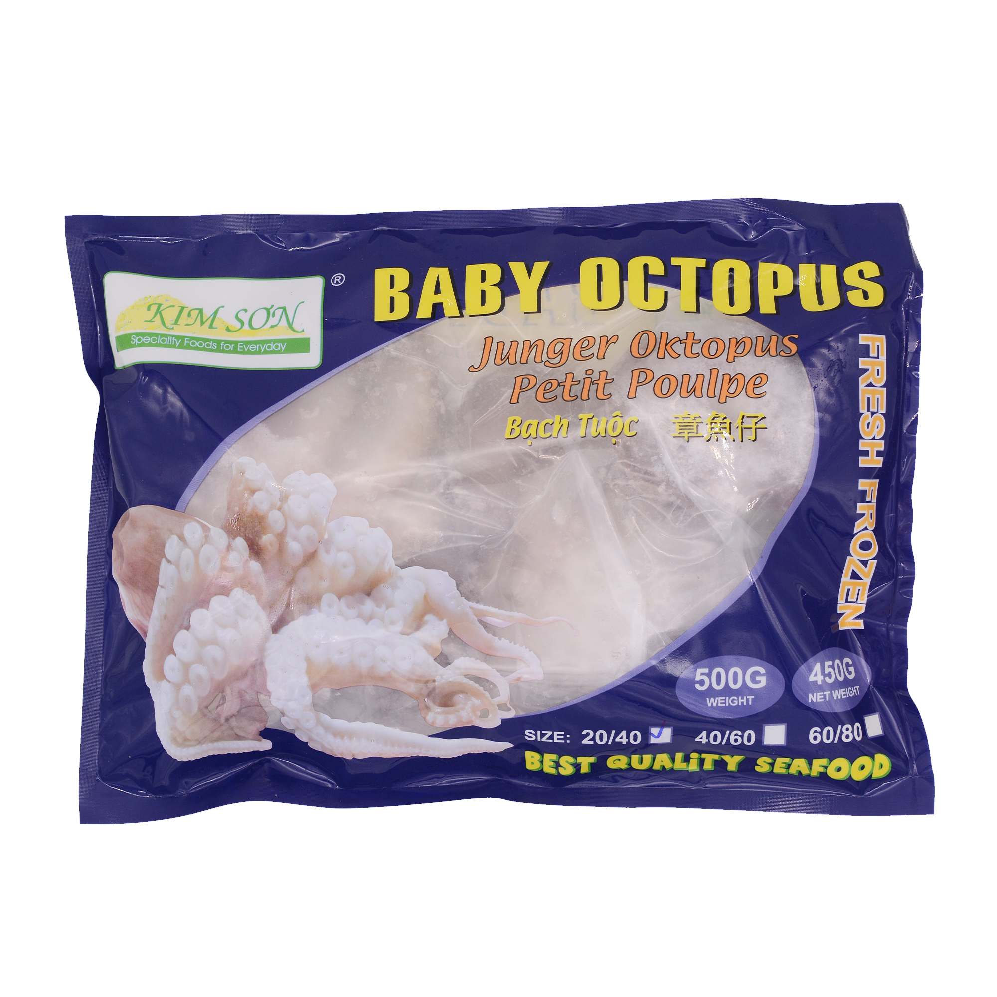 KIM SON Baby Octopus 20/40 500g (Frozen)