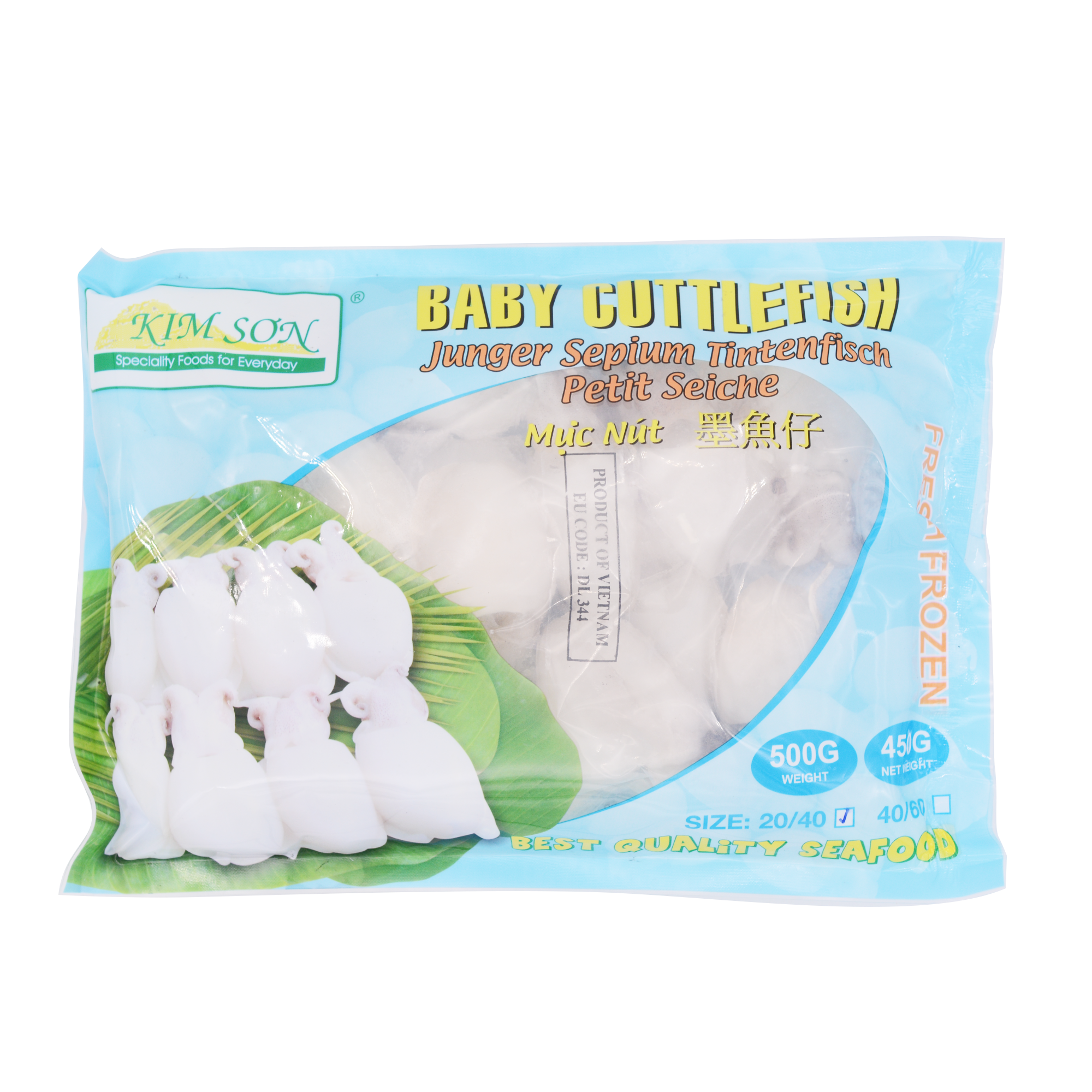 Kim Son Baby Cuttlefish 20/40 500g (Frozen)