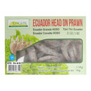 KIM SON Ecuador Head On Prawn 40/50 1kg NET (Frozen)