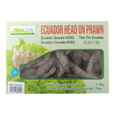 KIM SON Ecuador Head On Prawn 30/40 1kg NET (Frozen)