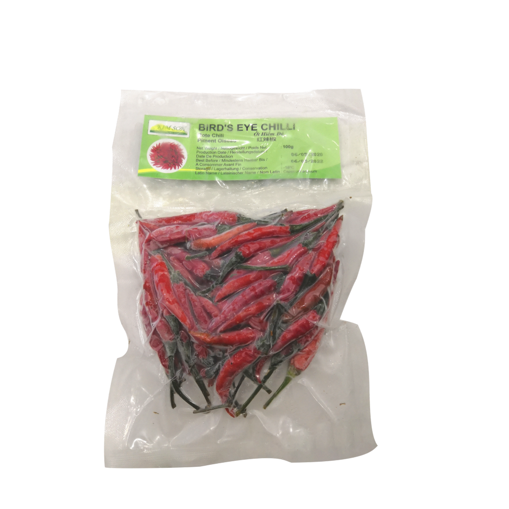 Kim Son Bird Eyes Chilli 100g (Frozen)
