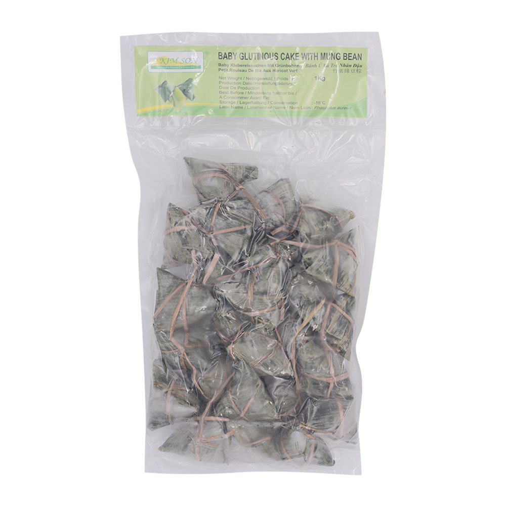 Kim Son Baby Glutinous Cake w Mung Bean 1kg (Frozen)