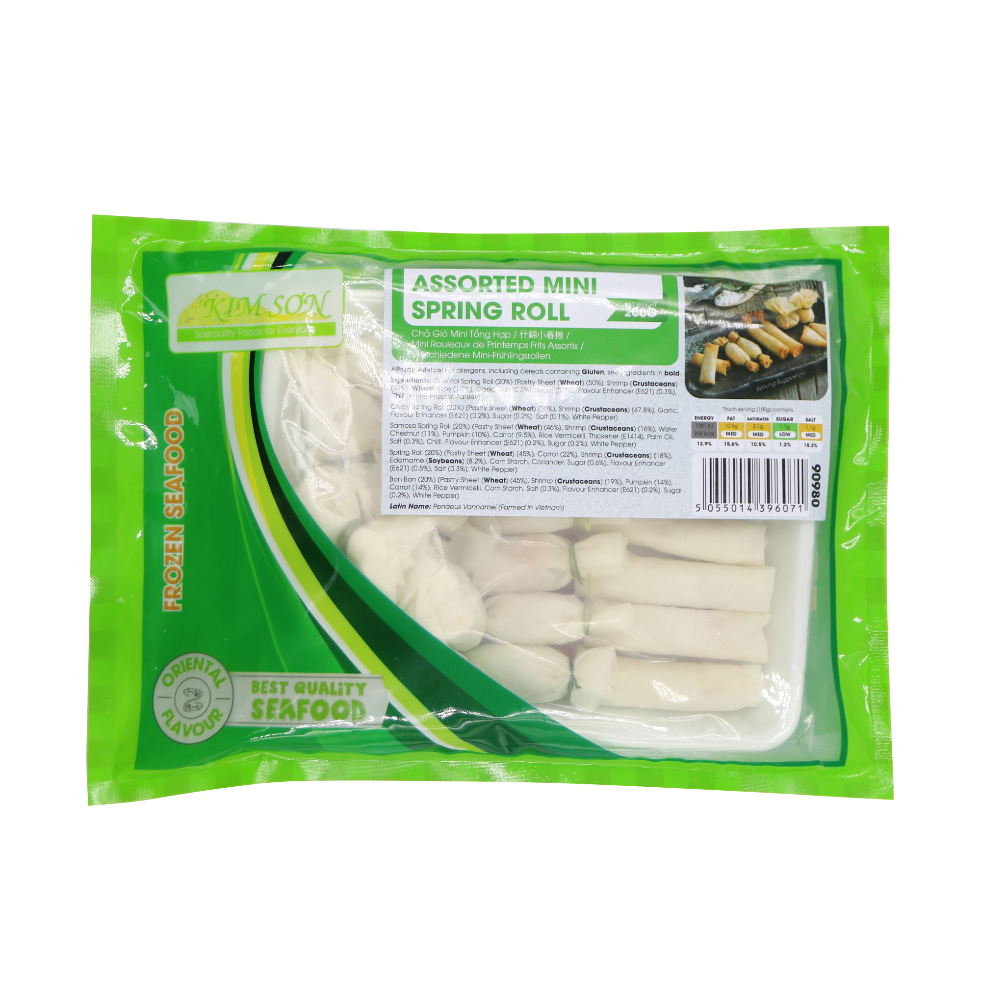 Kim Son Assorted Mini Spring Roll 200g (Frozen)